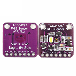 TCS34725 Color Recognition <strong>Sensor</strong> 5V Bright <strong>Light</strong> Sensing Module RGB IIC Support Arduion STM32 TCS3200D/TCS230 RGB Color <strong>Sensor</strong>