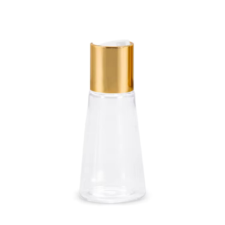 bottle with disc top cap