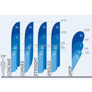 في الهواء الطلق مخصص المطبوعة 8 قدم 11 قدم واحدة ريشة العلم تحلق راية - Product Image 6