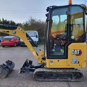 ハイダック油圧バルブ付きCAT 302ミニクローラーショベル3トン作動重量と供給準備完了