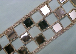 Kunden spezifische hand gefertigte bestickte gewebte Schnürsenkel mit <span class=keywords><strong>Patchwork</strong></span>-Mustern, ideal für Heim textilien und-kleidung