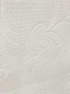 Tessuto a ticchettio del materasso con motivo Jacquard lavorato a maglia