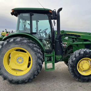 2021年John for Deeree 6105Eトラクター4x4ドライブタイプ100HPコアコンポーネント付き農業中古状態