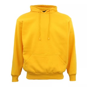男士基本平纹连帽衫套头衫运动衫免费样品高品质桃色 - Product Image 4