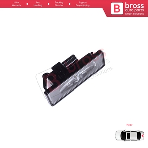 BSP1180 Rear Bumper <strong>LED</strong> License Plate Light Lamp Assy for Infiniti 265108990C Bross Auto Parts Made in <strong>Turkey</strong>