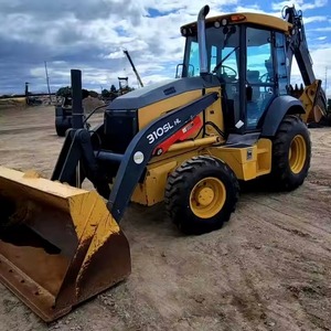 ジョーンディア310SL中古4-in-1バケットミニスキッドステアローダー状態の良いバックホー - Product Image 4