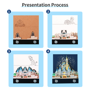 Creative Diy Post <strong>Notes</strong> Notepad Cute Gifts Diy Cinderella Castle Funny <strong>Custom</strong> Words and <strong>Shape</strong> <strong>Note</strong> Paper <strong>Block</strong> <strong>Cube</strong> <strong>Memo</strong> Pad - Product Image 2