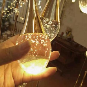 ハイシーリングペンダントライトヴィラモダンカスタムデザインデコレーションウェディング<span class=keywords><strong>LED</strong></span>照明階段クリスタルシーリングライトシャンデリア