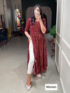 ファンシーレーヨンバンダニプリントデザインレディースネアカットカーティスコレクションレディース - Product Image 3