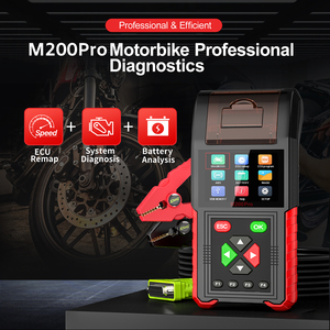 JDiag M200 PRO evrensel motosiklet teşhis tarayıcı aracı ECU Remap ve programlama pil test cihazı M200Pro Motor tarayıcı
