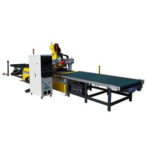 Jinan yihai cabeçote <span class=keywords><strong>horizontal</strong></span> chato, atc <span class=keywords><strong>cnc</strong></span> roteador, alimentação automática para a linha de produção de móveis