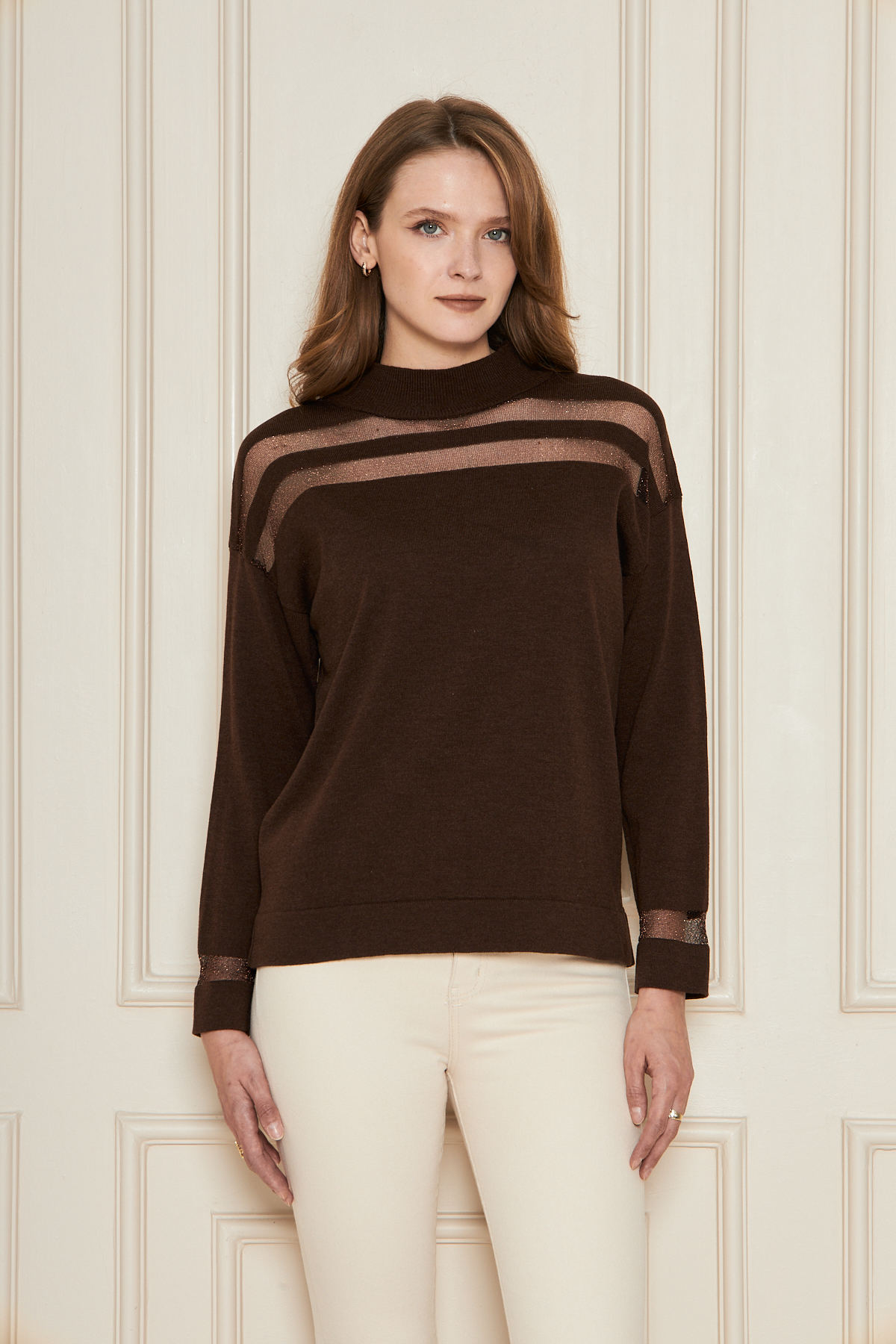 สีน้ำตาล