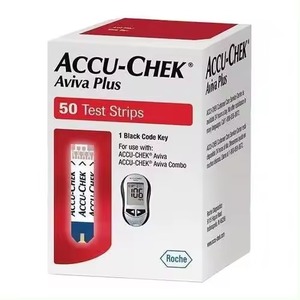 トップAccu ChekNstantストリップ50sグルコメーターテスト糖尿病ストリップ