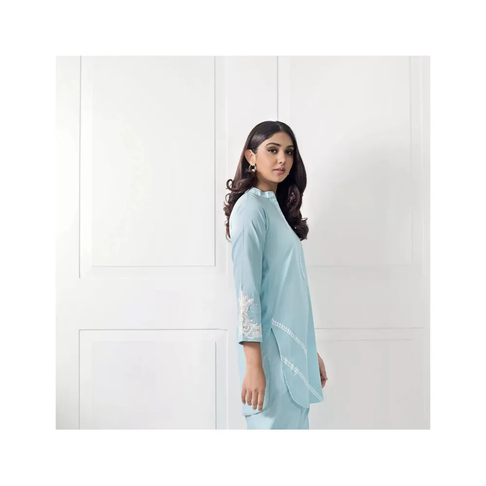 Chemise longue point inde femmes pakistanaises robe robe punjabi salwar kameez Lawn Kurti fête porter des robes de mariée