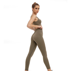 En çok satan kadın Yoga setleri nefes katı desen artı boyutu İpli kapatma ile yeni tasarım-toptan için - Product Image 3
