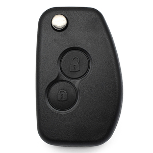 2 Buttons Modified <strong>Key</strong> Shell with VAC102 Blade for R-enault Dacia Modus <strong>Espace</strong> Duster Clio Folding Remote Car <strong>Key</strong> Fob Case - Product Image 3