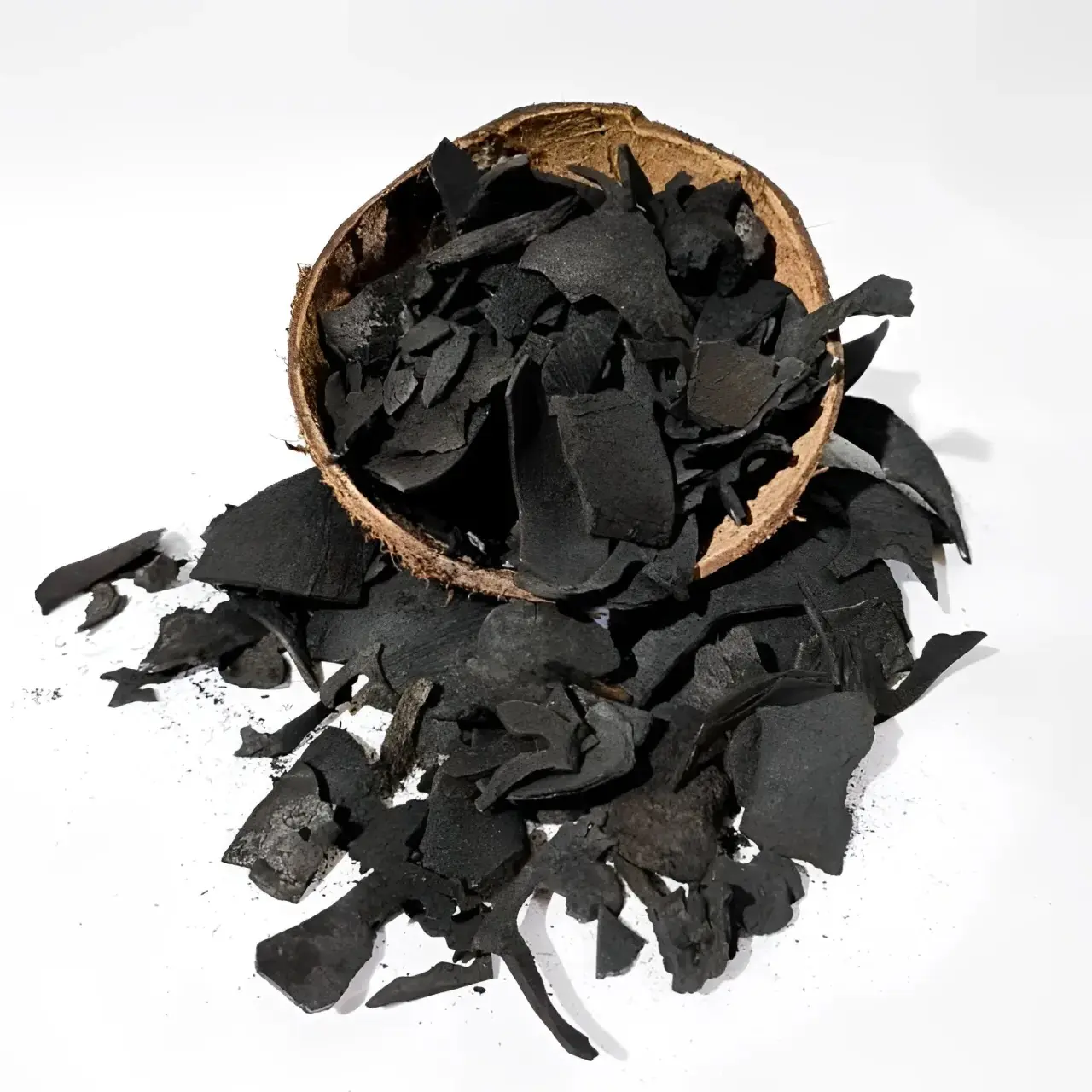 Pemasok karbon aktif bentuk kepal hitam energi Harga arang cangkang kelapa buatan indonesia