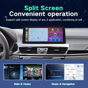 Bmw X1X2 için tarife azaltma Android otomatik 2018 EVO bölünmüş ekran kablosuz CarPlay 12.3 inç hızlı önyükleme Android ekran multimedya - Product Image 5