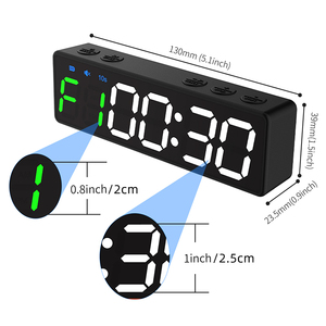Custom Color Rechargeable 0.<strong>8</strong>&quot; 1 Inch Display Digit Multifunction Home Gym Fitness Interval Workout Digital Countdown <strong>Timer</strong> - Product Image 5