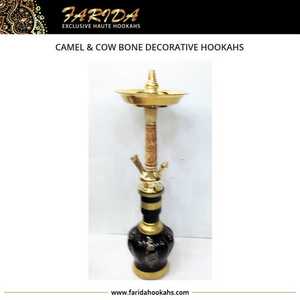 卸売プレミアム品質エジプト製手作りミニ骨Shisha Hukka Hookahsユニークなデザインラクダ牛装飾セットラッカー