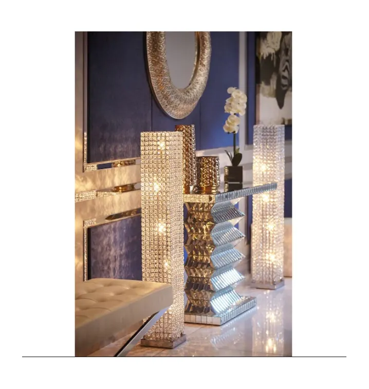 Colonna di cristallo decorativa antica candela lampada scorrevole matrimonio colonna di cristallo evento e festa al miglior prezzo più basso