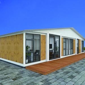 Güçlü dayanıklılık modüler prefabrik ev konteyner minik ahşap prefabrik ev binaları kabin otel
