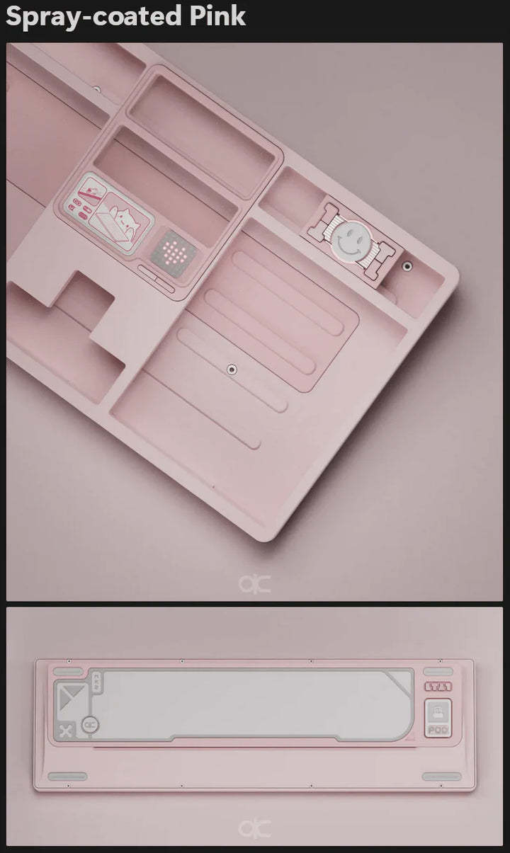 Spray-coated Pink