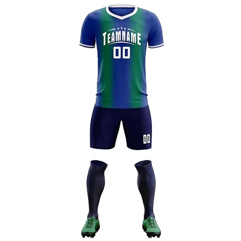 Moda personalizada ropa impresa gran oferta ropa deportiva traje de fútbol personalizado uniforme de fútbol hombres mujeres y niños diseños sublimados