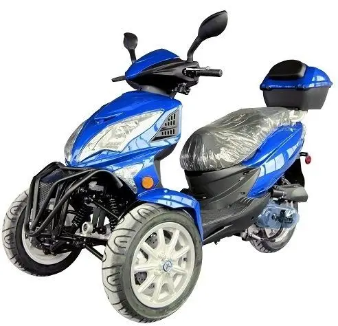 Grosir diskon baru 50cc Gas Trike skuter TKA Tadpoles gaya dengan transmisi otomatis