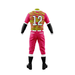 定制最新设计好材料棒球服透气面料和高品质材料面料棒球服 - Product Image 3