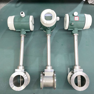 <strong>Pulse</strong> <strong>Output</strong> 220v 40~350&#8451; Lcd Display vortex Type Flow Meter 2&quot; 3&quot; Differential Pressure Steam Oxygen <strong>Flowmeter</strong> - Product Image 1
