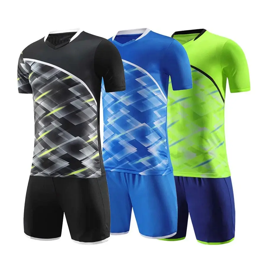 2023 ใหม่เสื้อฟุตบอลชุดฟุตบอลชายชุดกีฬาแห้งเร็วชุดทีมฟุตบอลชุด