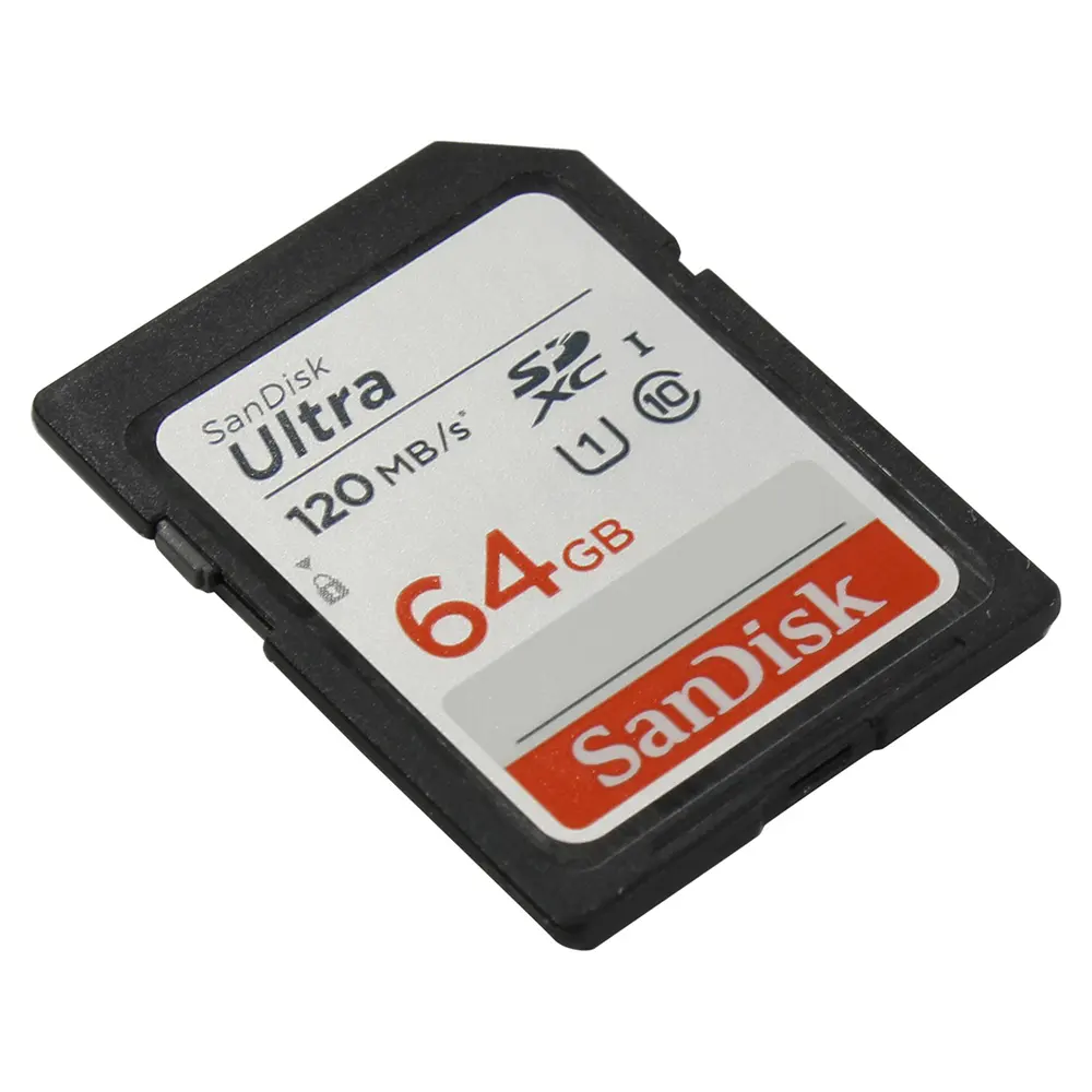 SANDISK SDSDUN4-064G-GN6IN ULTRA SDXC SDUNR 64GB C10 UHS-I 120 MB/S R 4 x6 (10y)