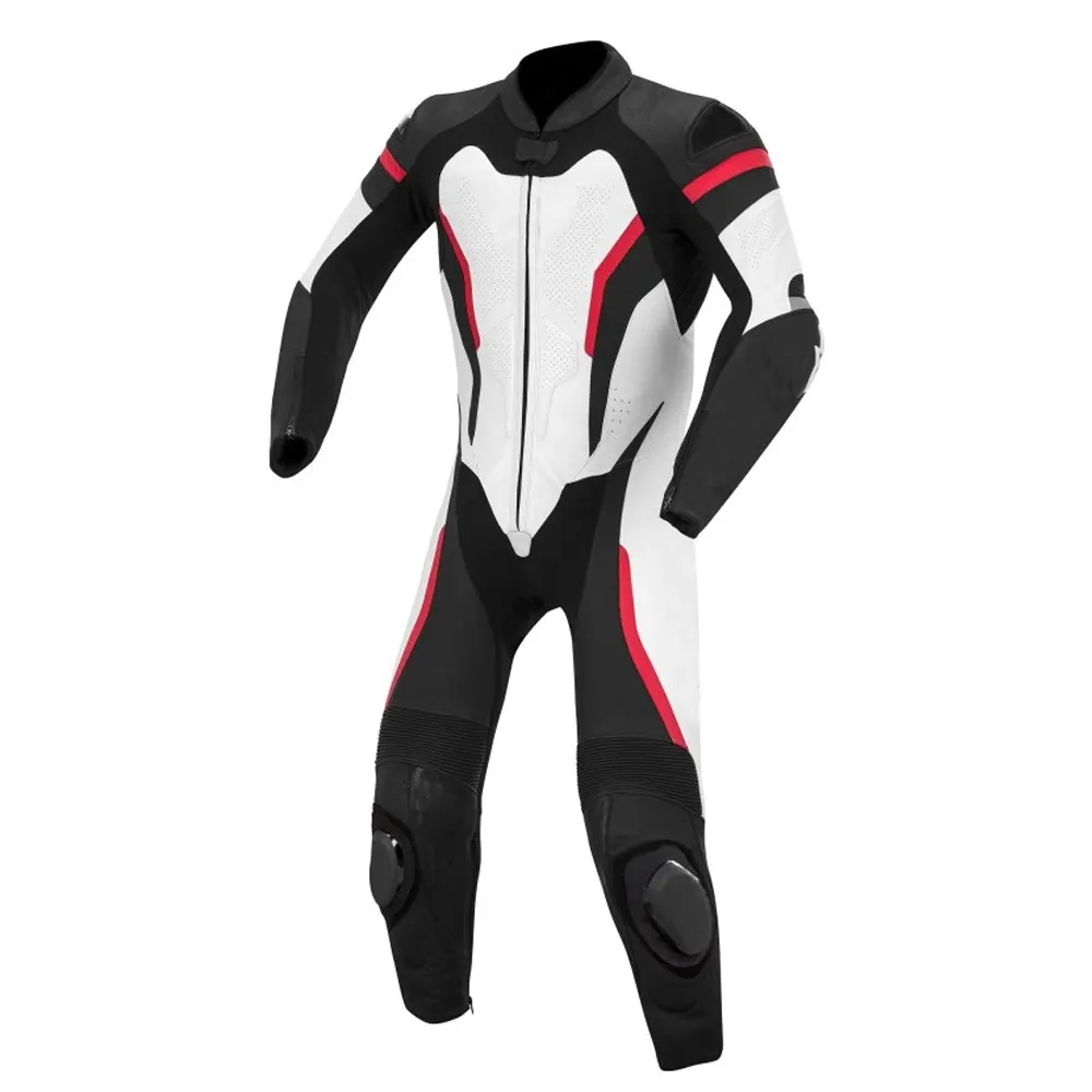 Chaqueta protectora de cuero para motocicleta, Motocross, carreras de motos, traje, ropa de montar para ropa de protección