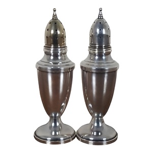 El işi Metal tuz karabiber Mills klasik ahşap Caddy mutfak ek ile iki geleneksel şekil Set - Product Image 3