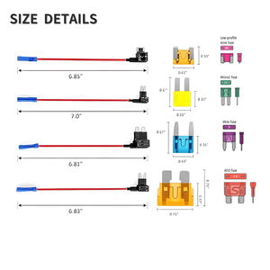 ชิ้นส่วน PTT IN-LINE ASP/MINI/ATM ตัวยึดฟิวส์-ตัวแตะฟิวส์-เพิ่มวงจร - Product Image 5