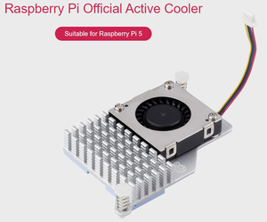 Aismartlink Offizieller Raspberry Pi 5 Active Cooler, Pi5 Active Cooler kombiniert temperatur gesteuerten Gebläse - Product Image 4