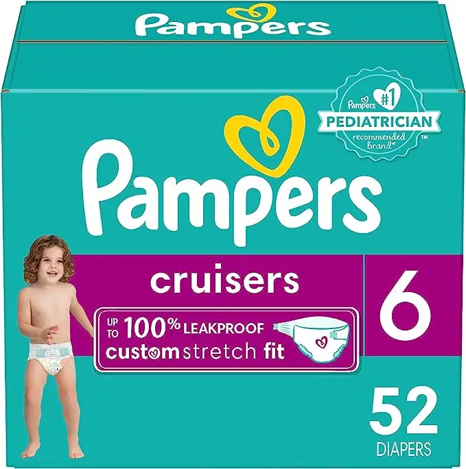 Pampers Cruisers Windeln Größe 6, 52 Count Pampers Cruisers Windeln Größe 6 52 Count