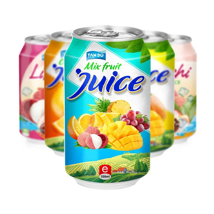 OEM Tropisches Fruchtsaft Getränk frisches natürliches Getränk 330 ml ohne Zusatzzucker OEM individuell gestaltet GROßHANDEL Preis