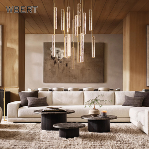 Wbert אמריקאי יוקרה 1rh ריהוט עץ מלא מותאם אישית מתכת שולחן אוכל שולחן סט רהיטים ושולחן תה אחד-stop עיצוב