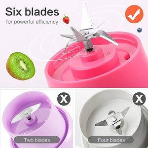Fresh Portable Electric Usb Rechargeable Juicer Blender Household Fruit <strong>Mixer</strong> Usb Mini High Wats with <strong>Free</strong> Shipping - Product Image 5