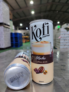Mocha Iced Coffee <strong>drink</strong> 250ml Aluminium can KOFI Brand Free Sample - Free Design Packaging Color Feature Flavour Weight - Product Image 5