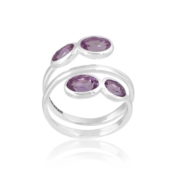 Hot bán Sterling Silver tự nhiên alexandrite đá quý Vòng trang sức cho phụ nữ quà tặng cho cổ điển của cô bộ sưu tập