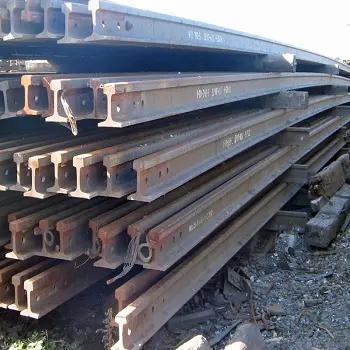 100% ferro fundido puro ferro fundido hms usados rails para venda/ferro scrap usado rails atacado fornecedores