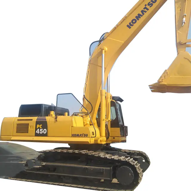 حفارة Komatsu PC450-8 PC450-7 PC450 PC400-8 PC400 اليابانية الأصلية المستعملة حفار هيدروليكي كبير للبيع والشحن السريع