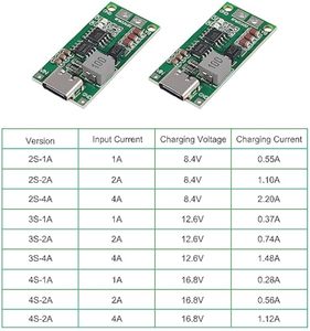 Aismartlink bảng bảo vệ sạc pin Li-ion Lithium loại C BMS 4S 1A mô-đun Sạc Tăng Áp DC 8.4V 12.6V 16.8V(4S 1A) - Product Image 5