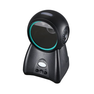 Escáner de código de barras 2D, lector de matriz de datos de detección automática de escritorio redondo, lector de código de barras Usb de supermercado, código QR 1D 2D - Product Image 5