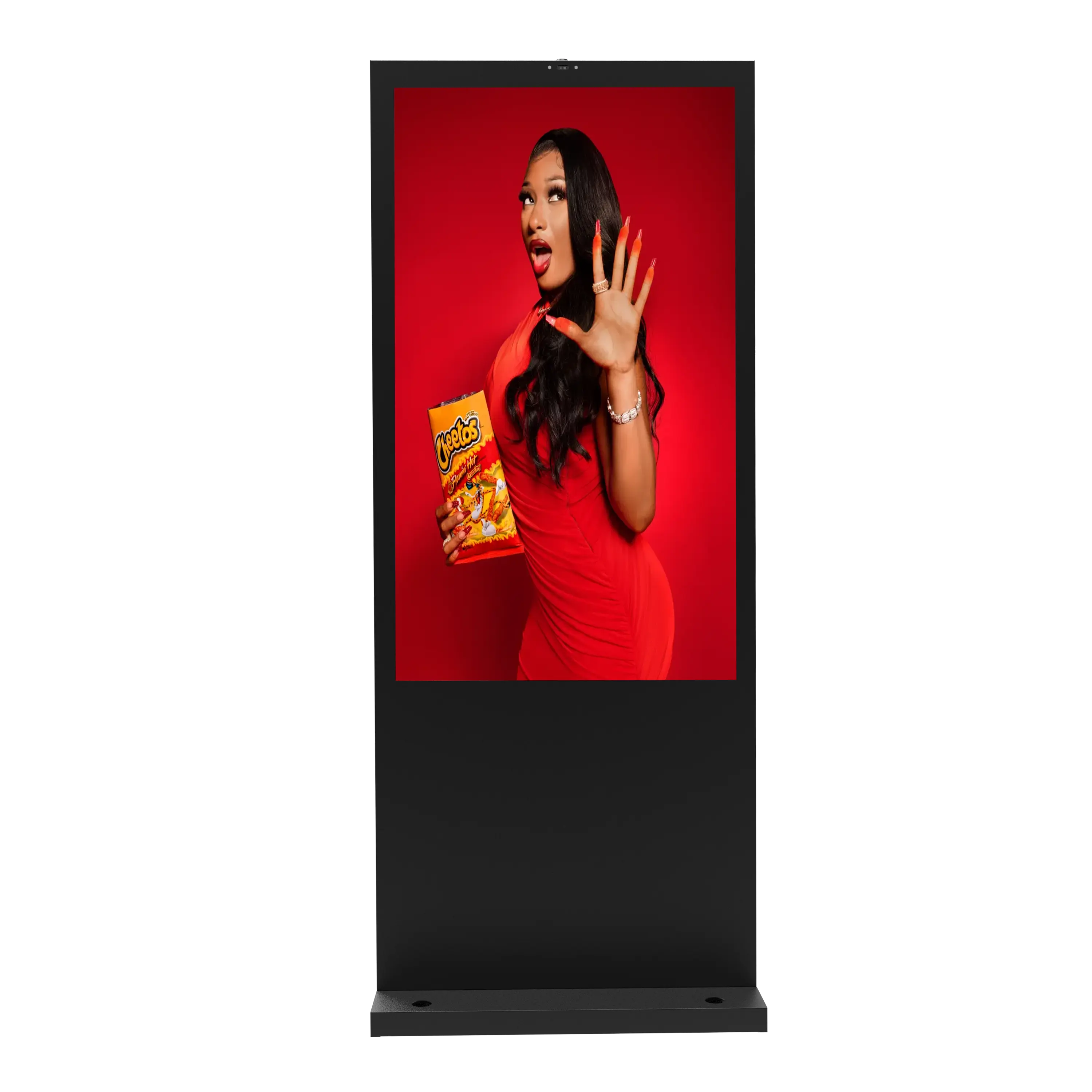 360SPB OFS49B จอแสดงผลโฆษณา LCD อุปกรณ์โฆษณา SDK Oem Odm ป้ายดิจิตอลเครื่องกลางแจ้งพร้อมระบบระบายความร้อนอัตโนมัติ