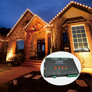 Werks großhandel 8000C Programmier bare RGB-Farb-LED-DMX-Controller SD-Karte LED-Matrix-Controller Beleuchtung Projekt-Controller - Product Image 1