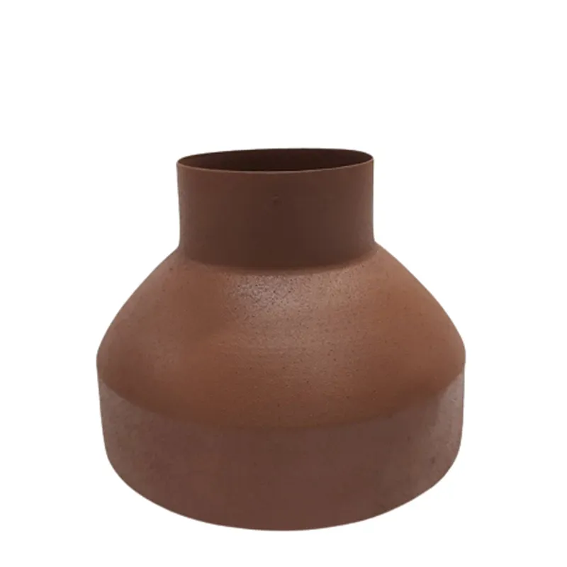 Vaso de ferro para flores, vaso decorativo para casa, textura enferrujada, cor, para festas, eventos, decoração de sala, feito à mão, atacado